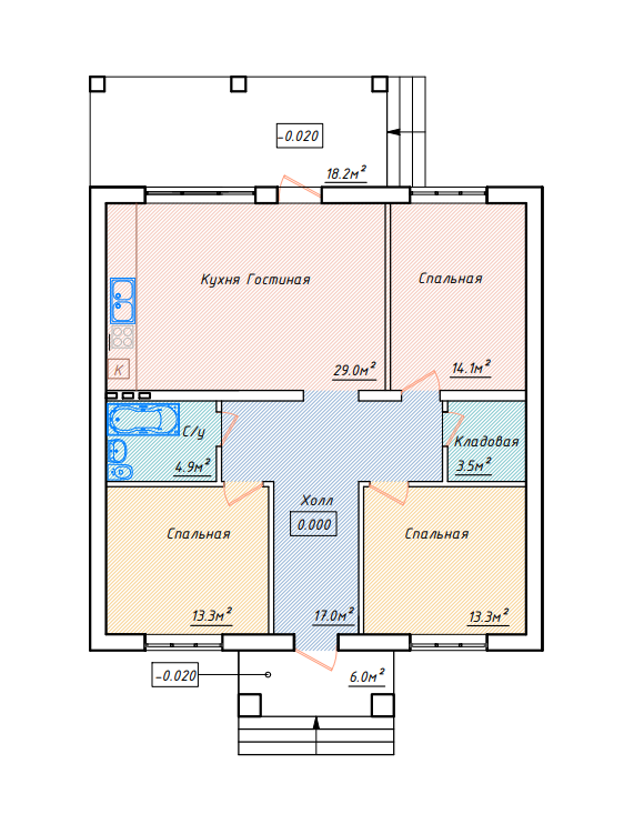 Планировка дома