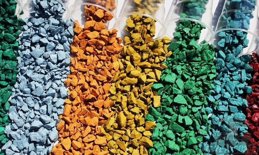 Цветной щебень