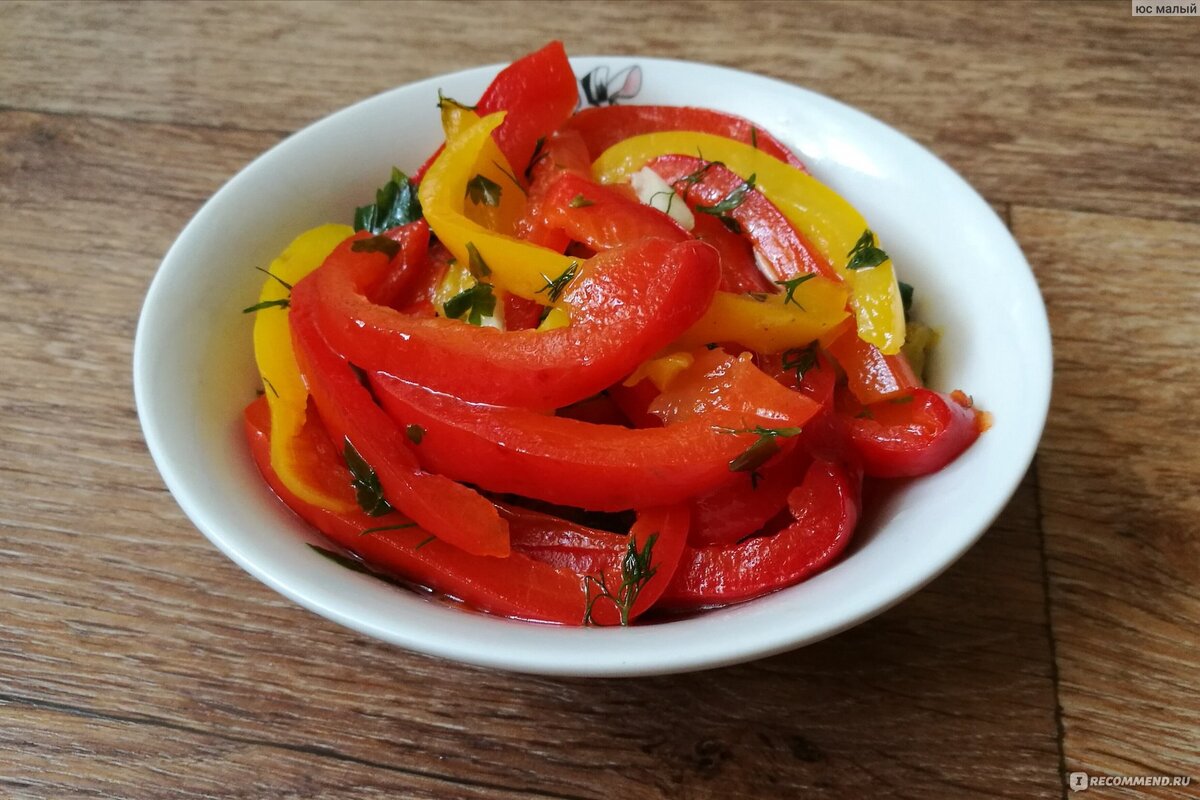 Маринованный болгарский перец быстрого приготовления пошаговый рецепт