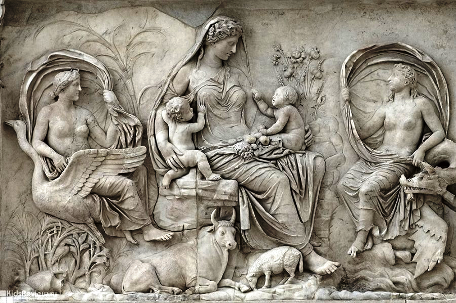 Гея. Рим. Алтарь Мира Августа (фрагмент)