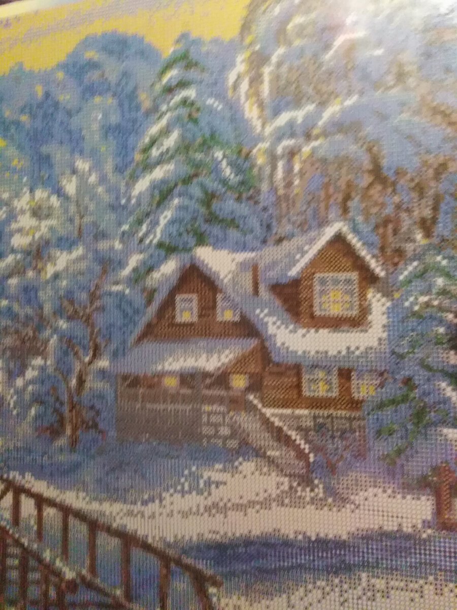 Картина из алмазной мозаики.