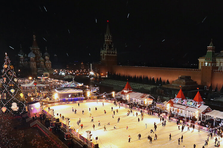 ГУМ-Каток на Красной площади © Вячеслав Прокофьев/ТАСС