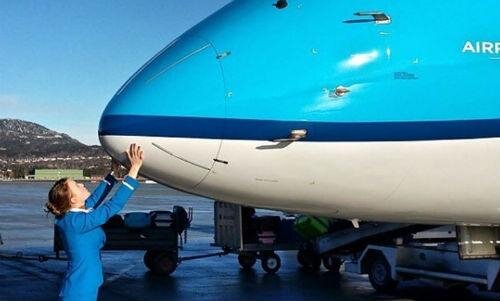  
Улет KLM 

