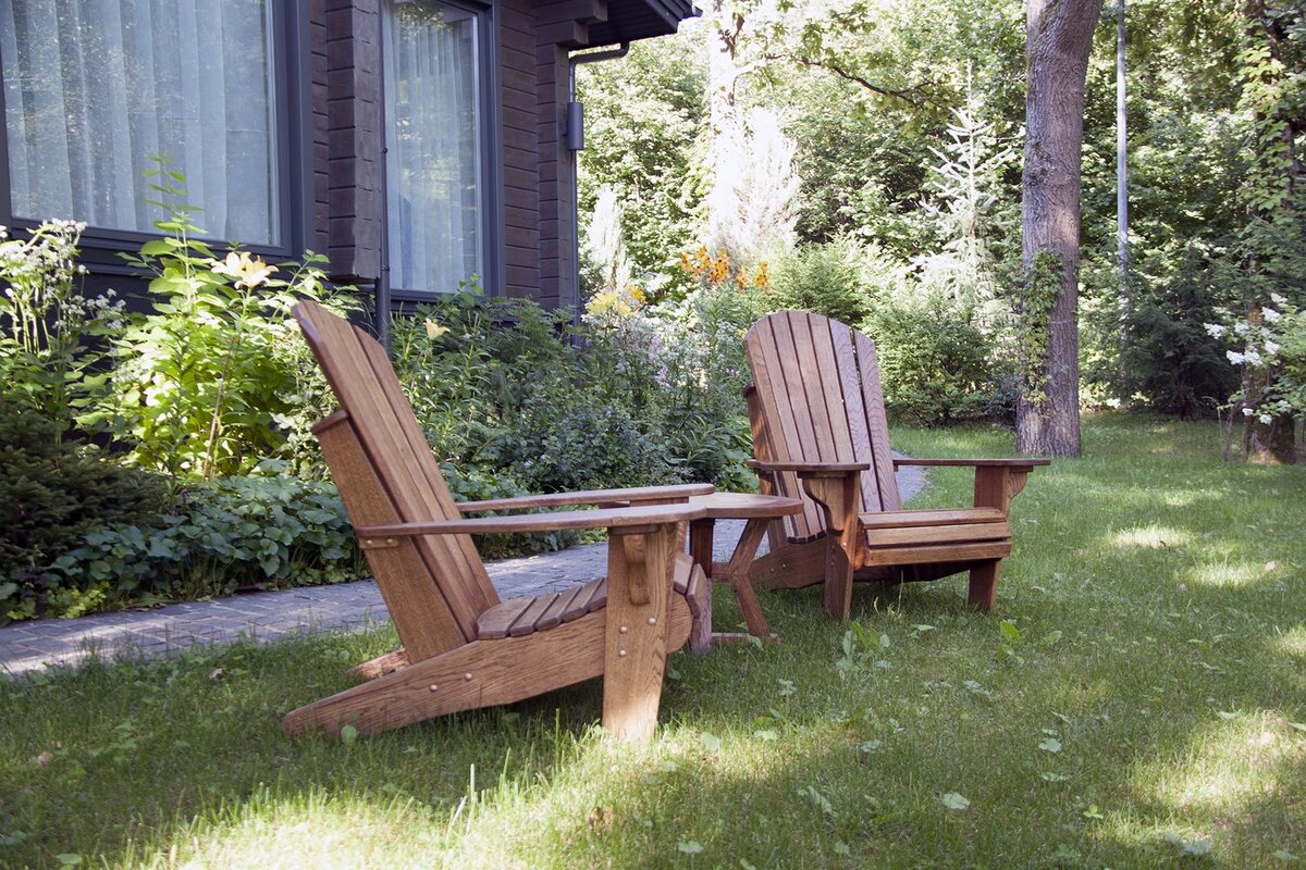 Садовая мебель мастерской Handcrafted Adirondack Furniture