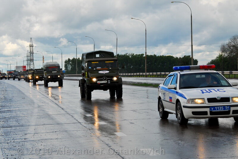 Сопровождение военной колонны