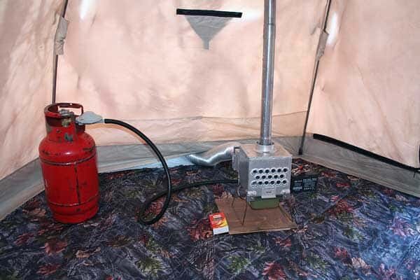 Теплообменник для палатки, пластинчатый газовый, 4 кВт