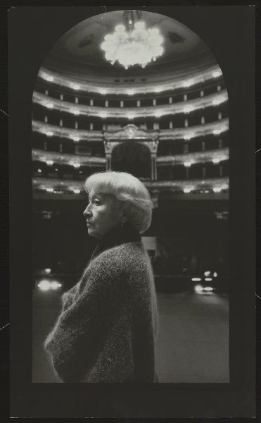 Галина Сергеевна Уланова. Юрий Рост, 1970-е, г. Москва, из архива МАММ/МДФ.