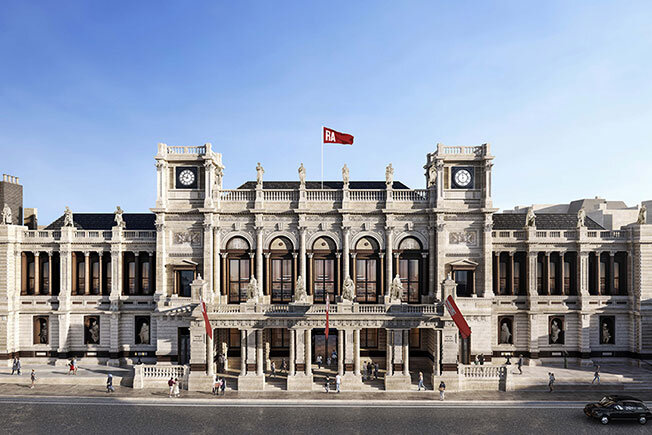 Лондонская Королевская академия искусств, проект David Chipperfield Architects.