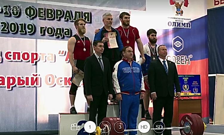Призеры Кубка России 2019 весовой категории 81 кг.