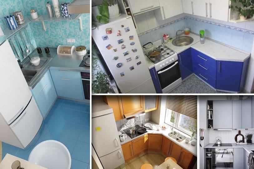 Кухня наше всё! Как сделать её удобной и комфортной - 5 ключевых моментов (коллаж изображений из публичных источников)