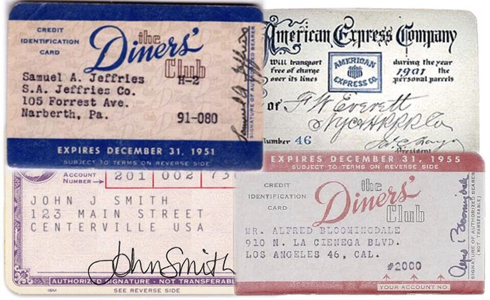 Первые банковские карты