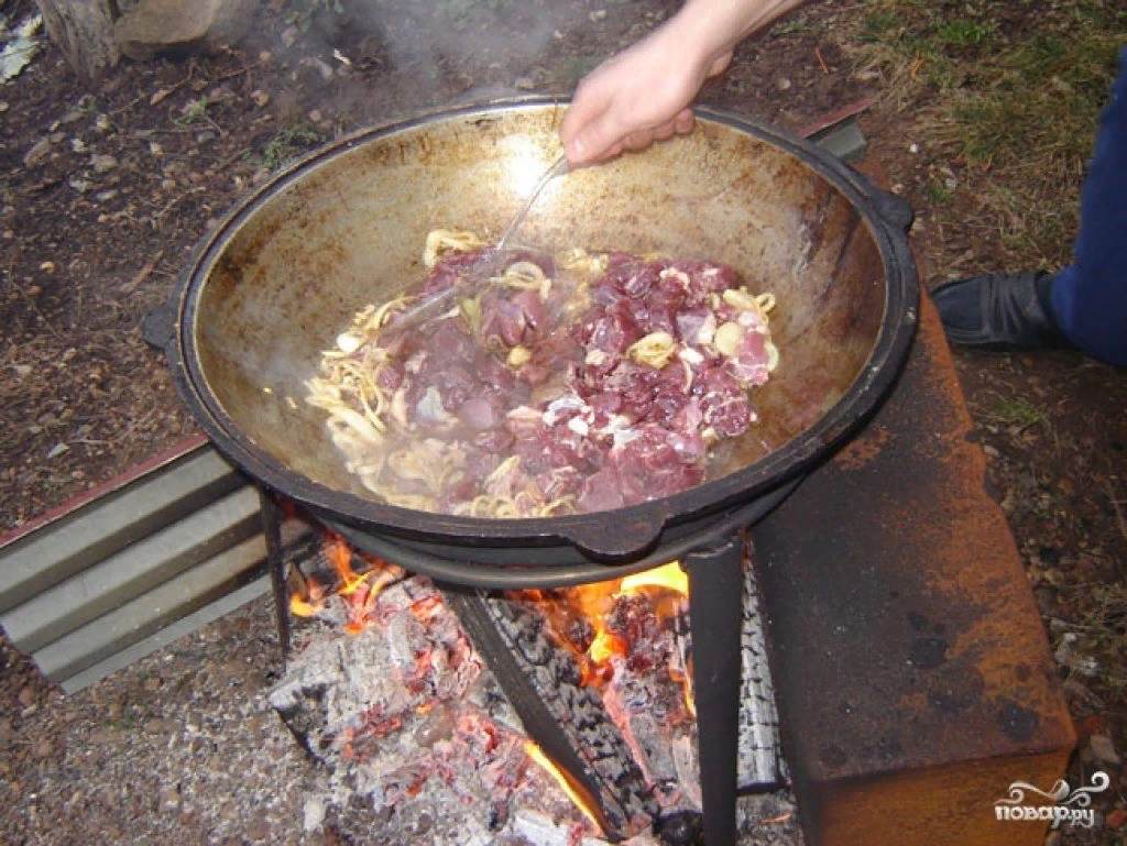 Плов на природе
