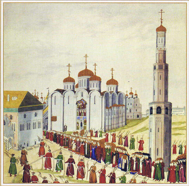Редкие кадры из кинохроники 1613 года