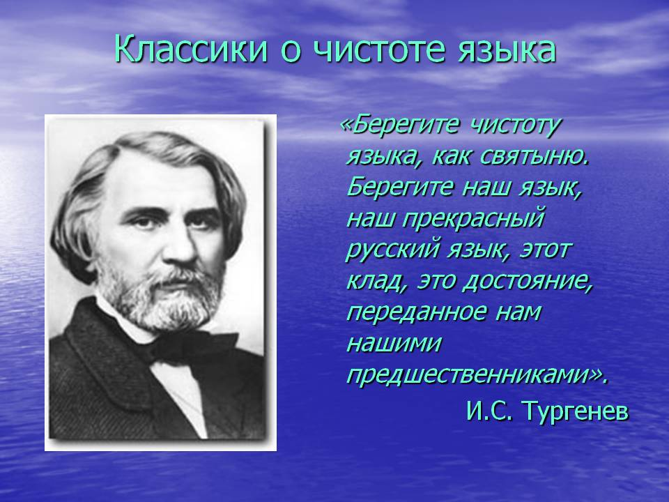 Проект за чистоту русского языка 9 класс