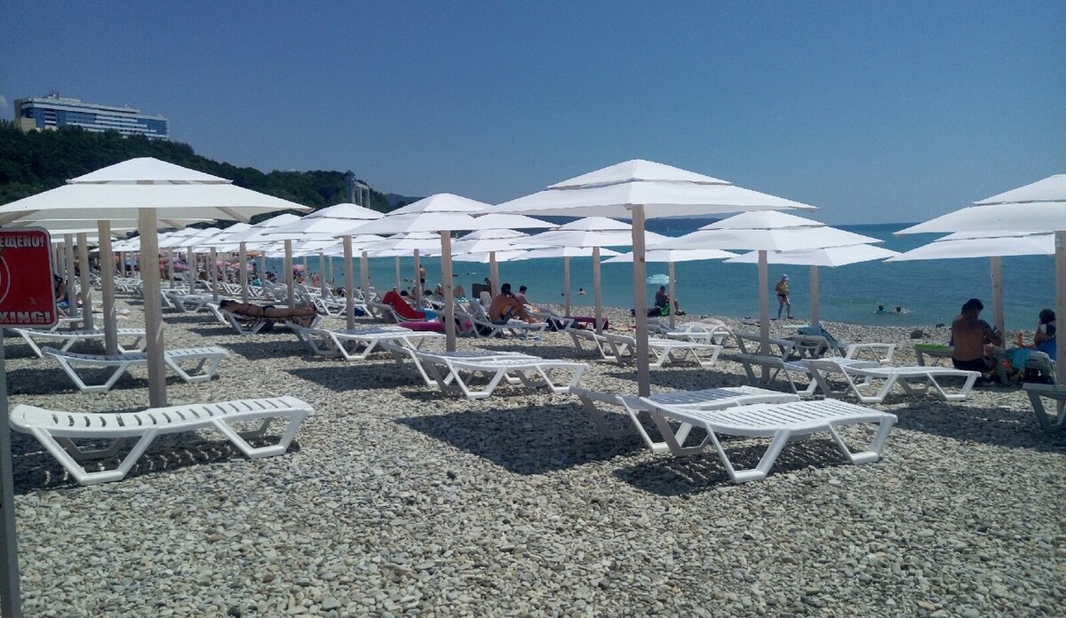 п. Небуг. Пляж.