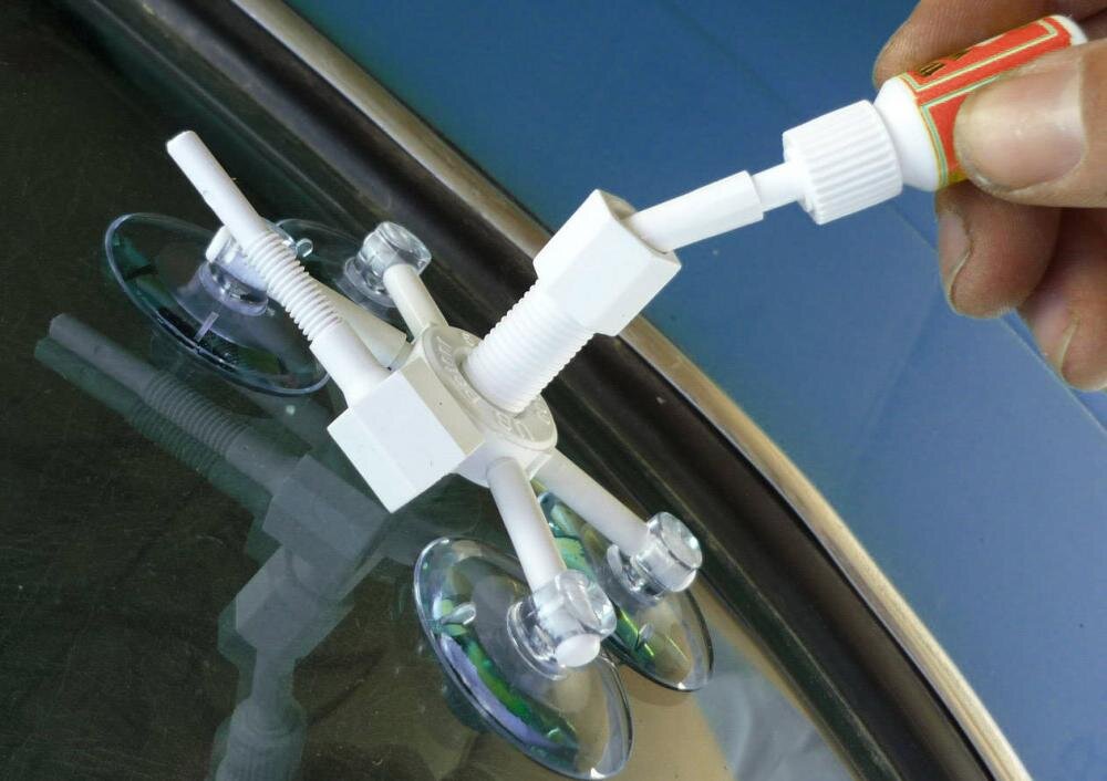 Как быстро убрать трещину на лобовом стекле автомобиля