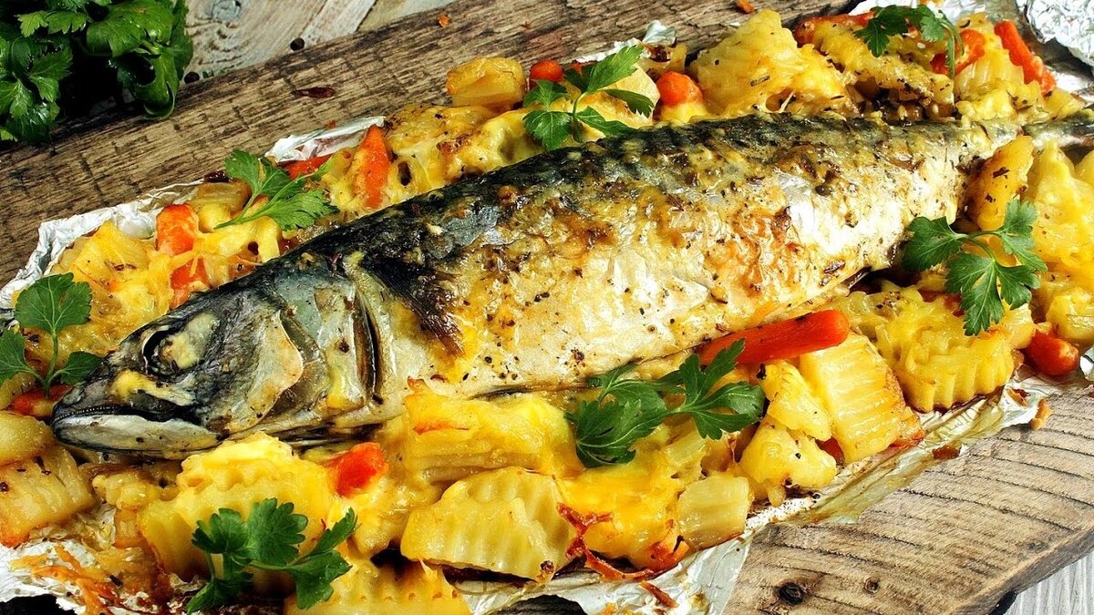 Рыба по лугански в духовке рецепт с фото пошагово
