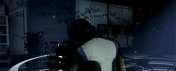 Похвально, что разработчики использовали более одного приёма, чтобы попытаться напугать игрока. Gif со страницы игры в Steam.