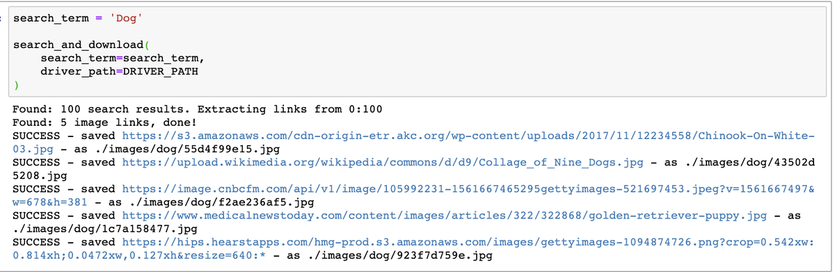 Как скачать изображения с интерактивной страницы