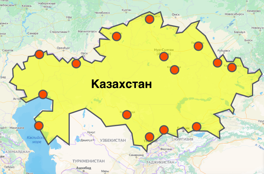 6 городов казахстана. Казахстан на карте. Карта Казахстана с городами. Крупные города Казахстана на карте. Крупнейшие города Казахстана.