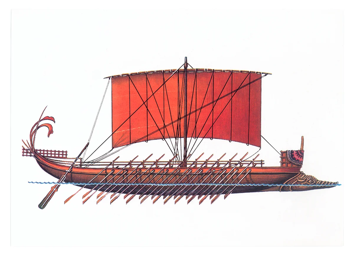 Римская бирема корабль. Греческая бирема корабль. Триера это в древней Греции. Галеры древней Греции.