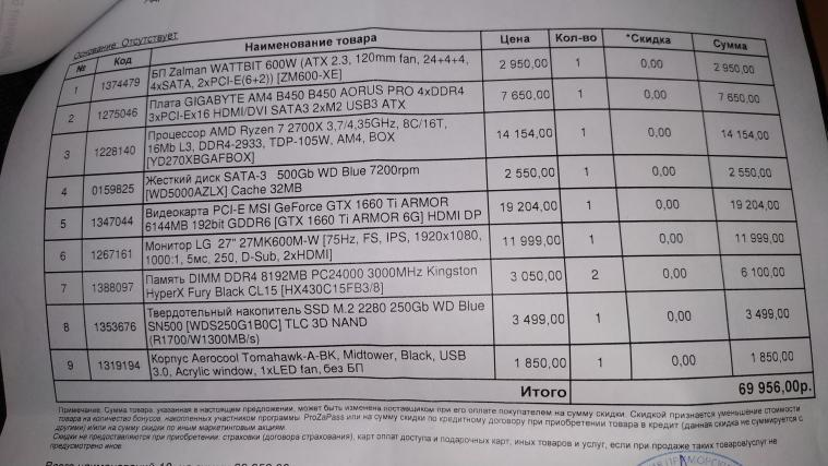 В центре моя видеокарта, которая стоит 19204 рублей.