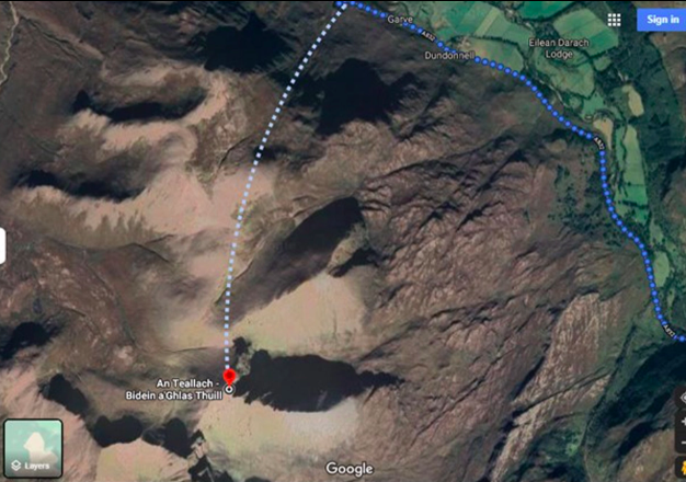 По мнению экспертов по горам, еще один опасный маршрут Google Maps для An Teallach на северо-западе Хайлендса может сбить пешеходов со скалы...