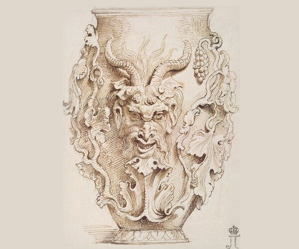 «Ваза Рубенса», рисунок на бумаге, Государственный Эрмитаж (Санкт-Петербург)