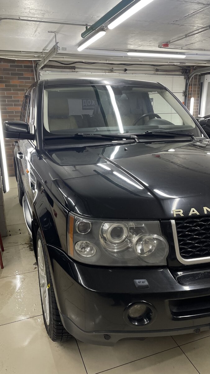 Фары до проведения работ 