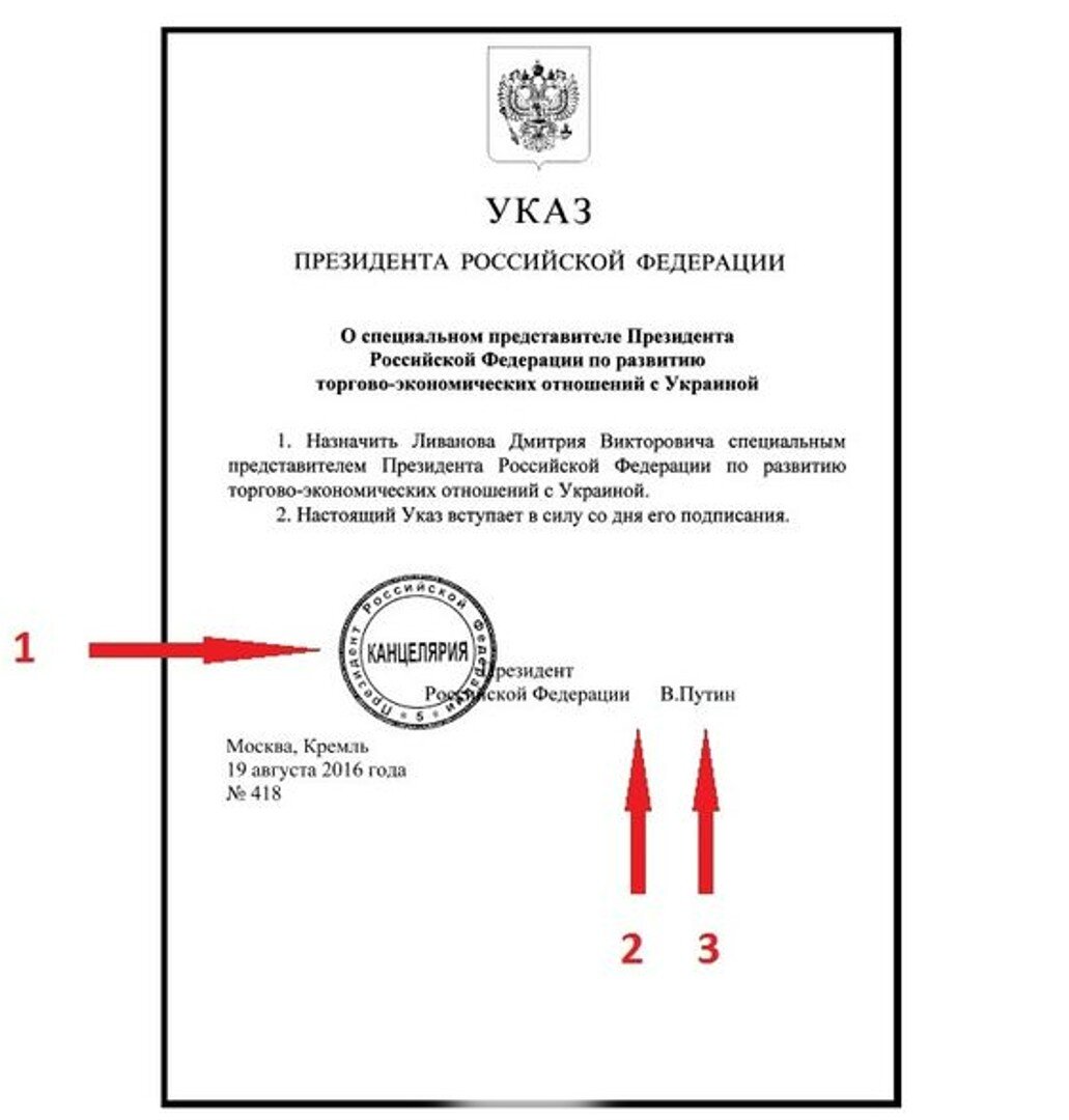 Указ президента документ. Указ президента РФ С подписью. Документы с подписью президента. Приказ подписанный Путиным.