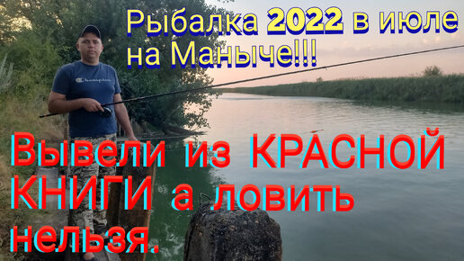 Рыбалка на Маныче в июле 2022!!!