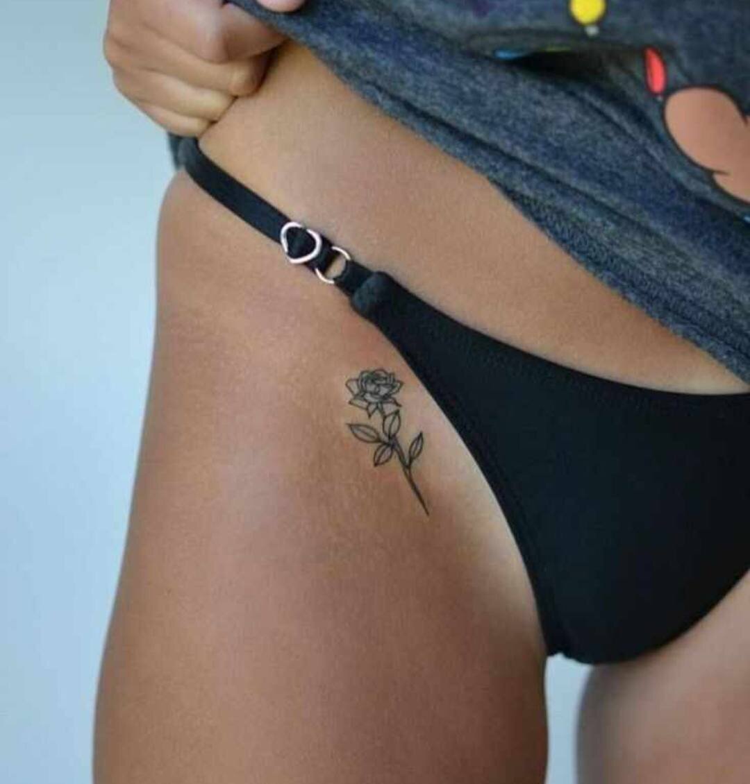Интимные татуировки для девушек и значение (65+ фото)