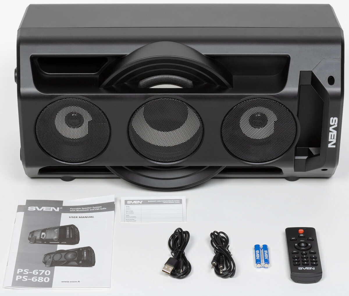 Комплектация Sven PS-680