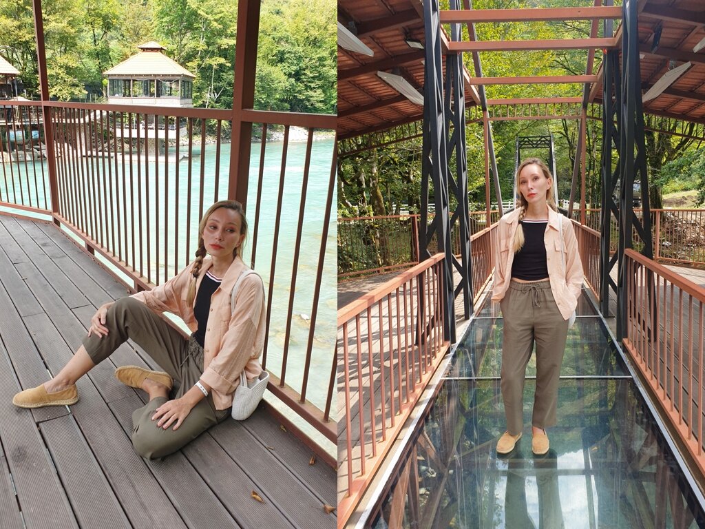 Стеклянный мост через реку Бзыбь