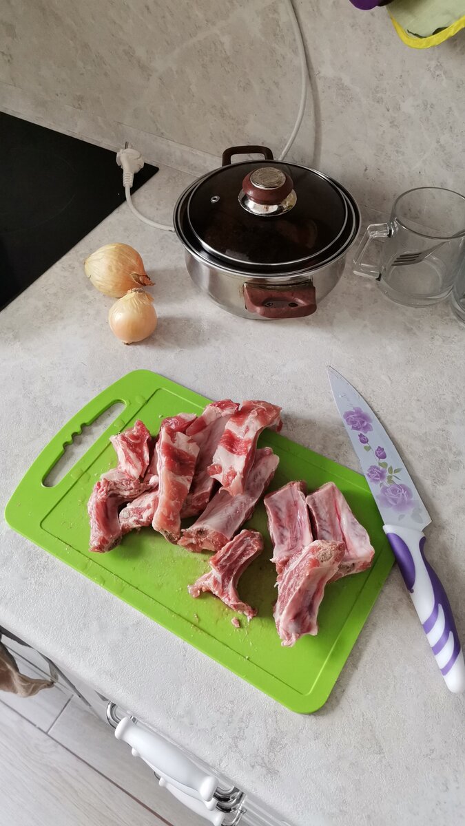 Я порезал каждое отдельно. 