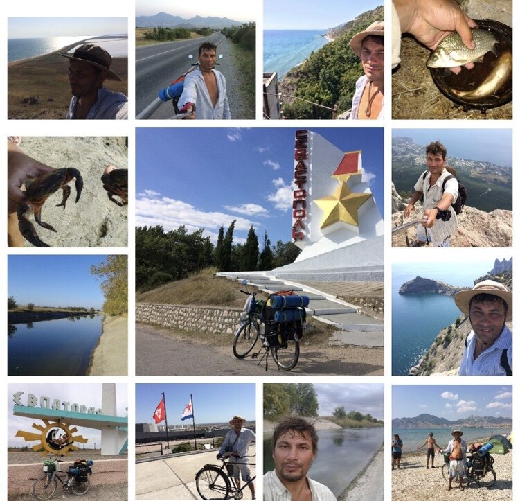 Фотозарисрвка моего велокруиза вокруг Крыма в 2019 году

