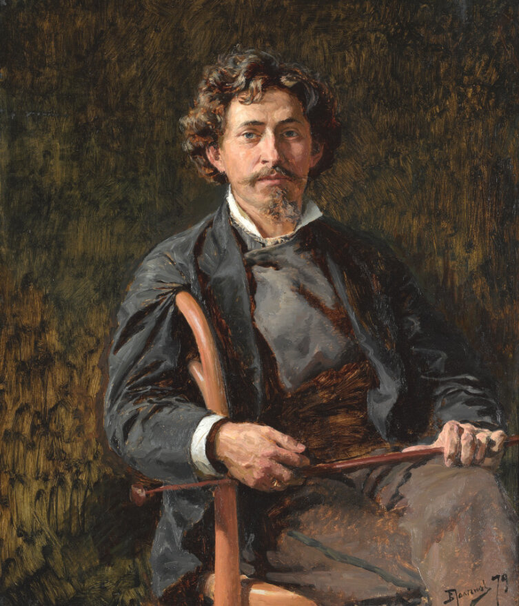 «Портрет художника Ильи Ефимовича Репина», Василий Поленов, 1879 год