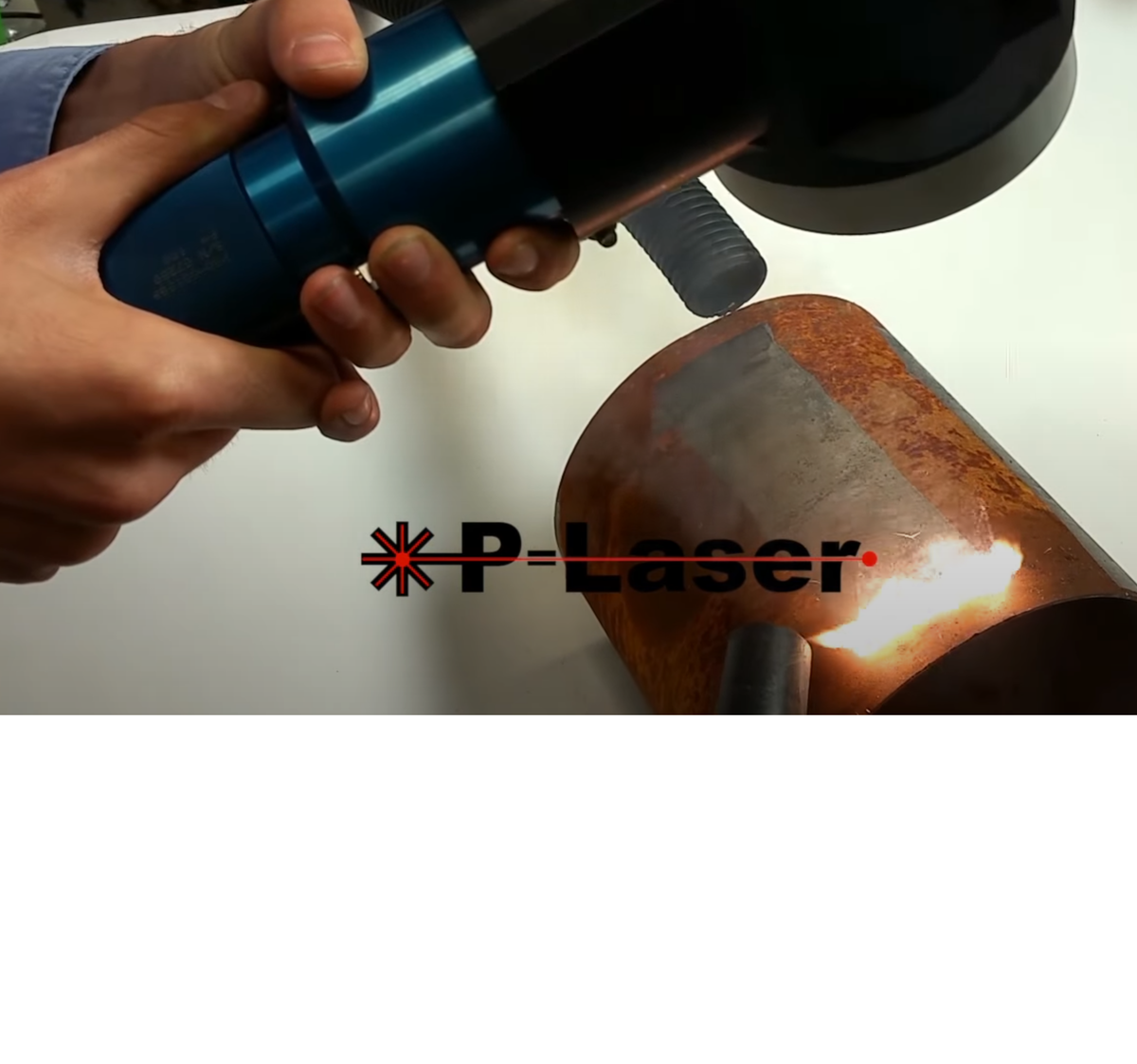 Ручной лазер позволяет очищать от ржавчины быстро и качественно!
