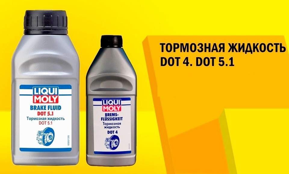 Тормозная жидкостьDOT-4 и DOT-5.1