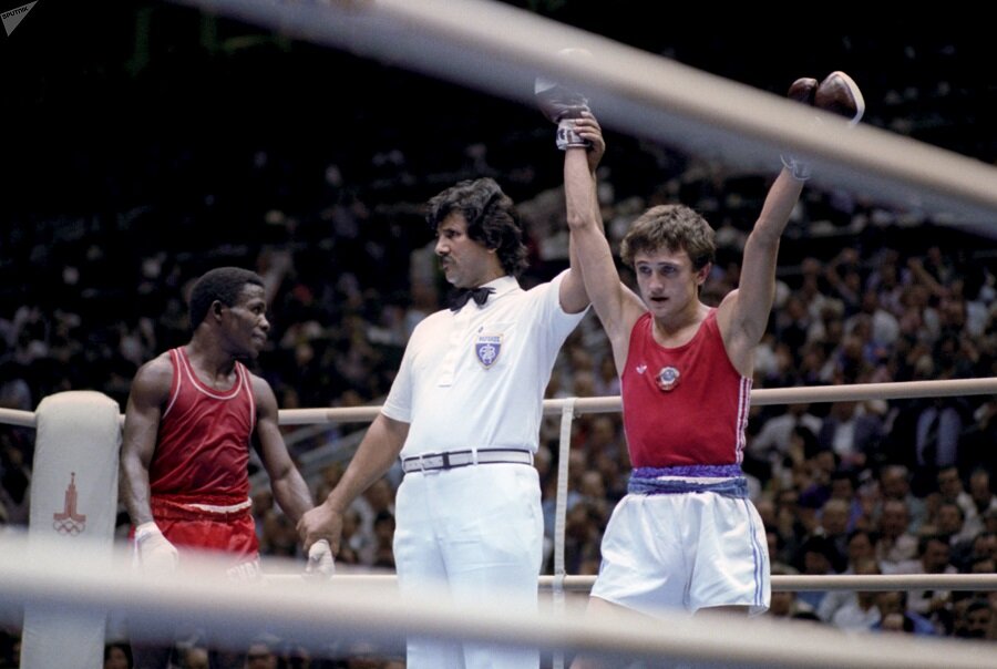 Ипполито Рамос и Шамиль Алтаевич Сабиров. Финал. Золото.