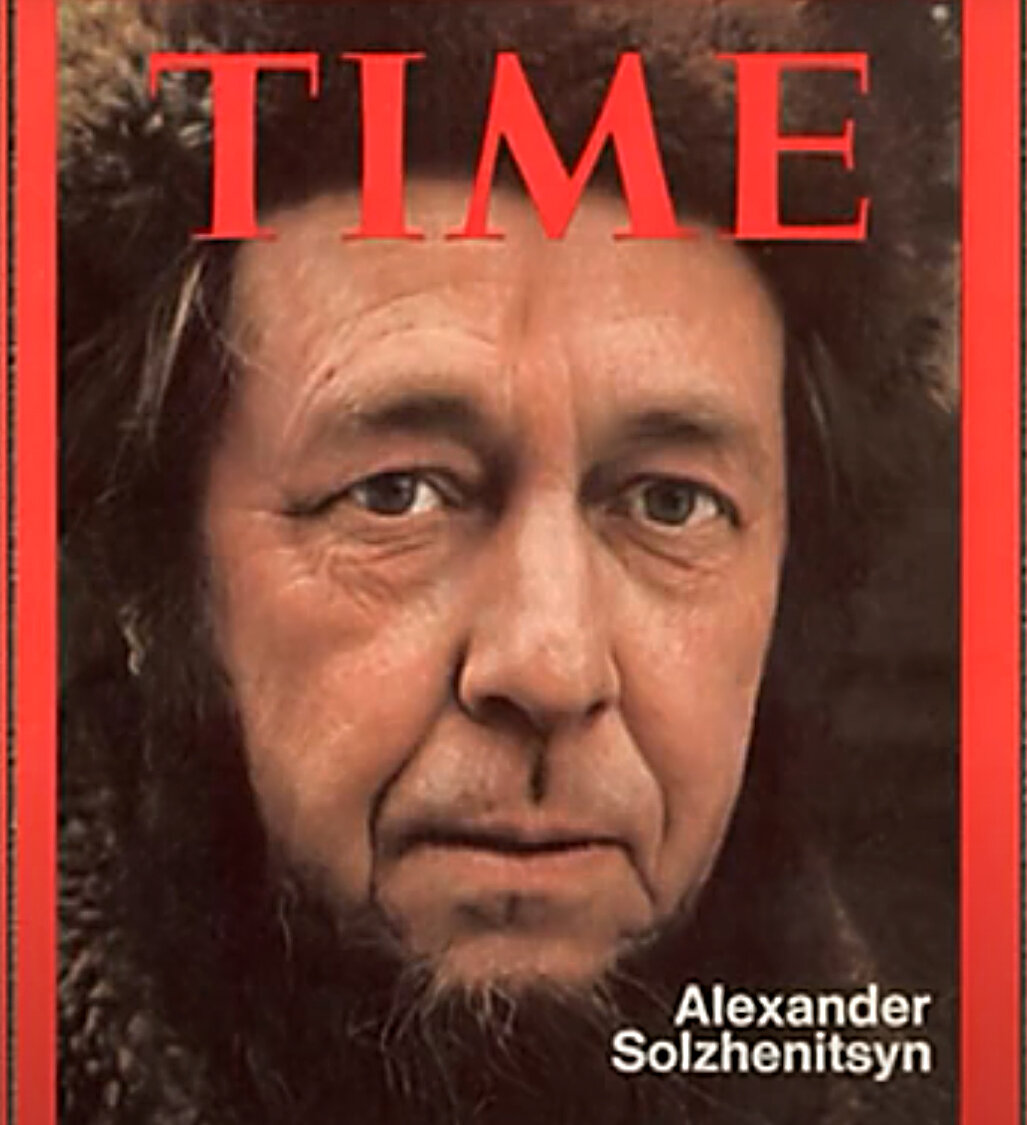 Солженицын на обложке журнала "Time"