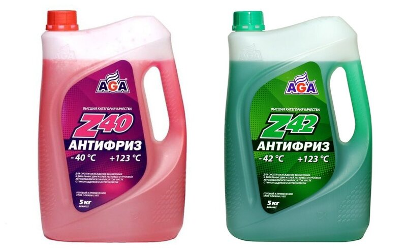 Aga g12++ антифриз красный.