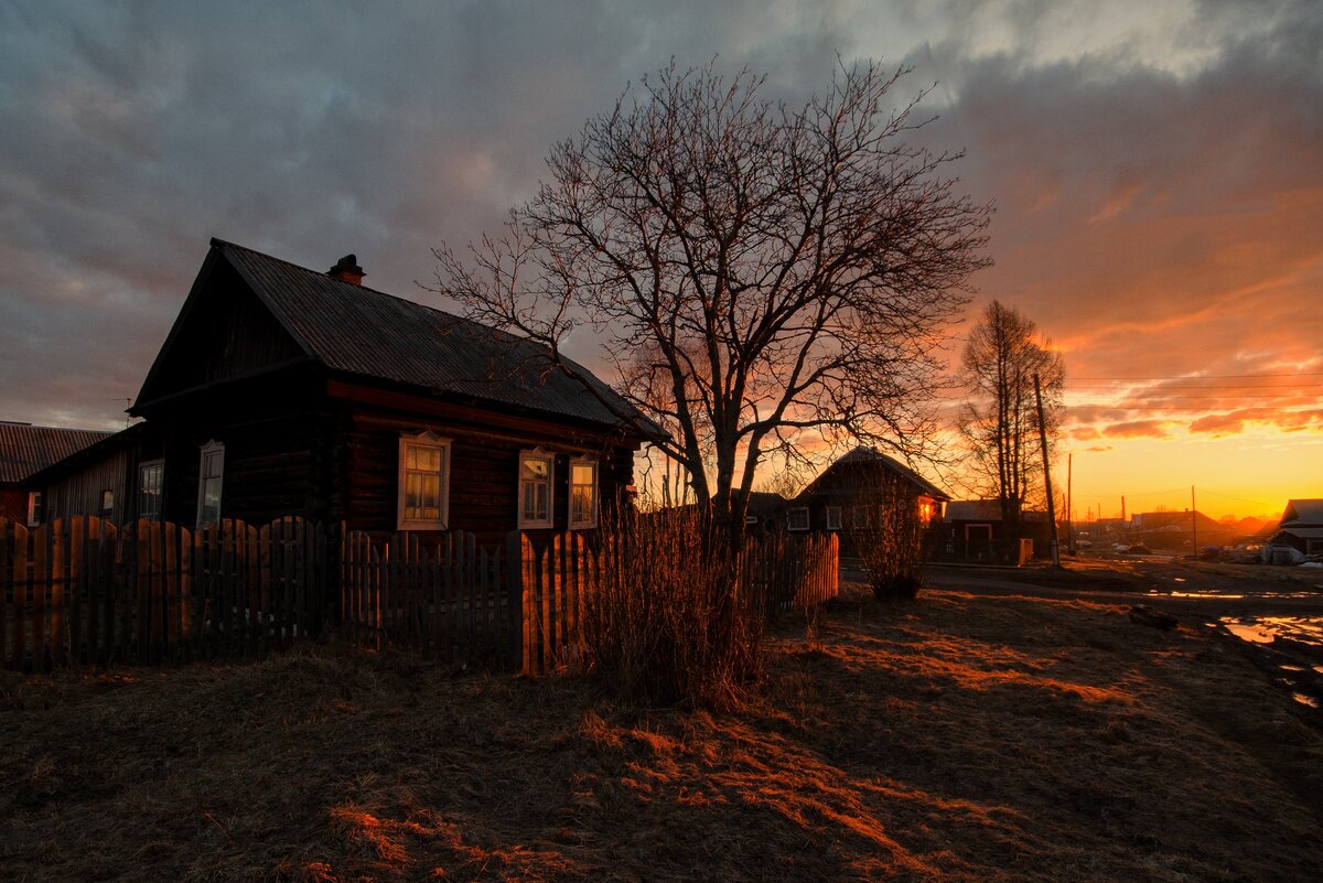 Русское село картинки