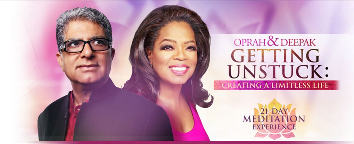 Опра Уинфри и Дипак Чопра и программа по которой я занималась
Источник фото: www.innerbrilliancecoaching.com