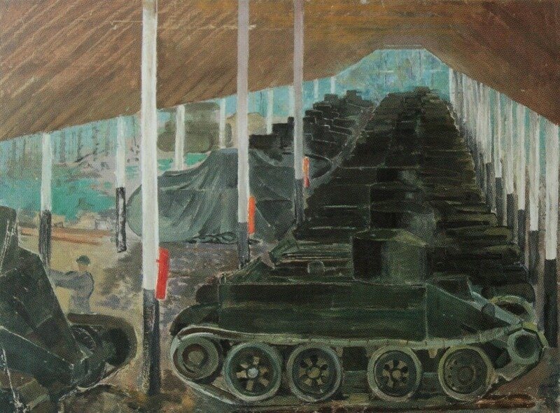 Е.С. Зернова, «Танковый парк», 1931 г.