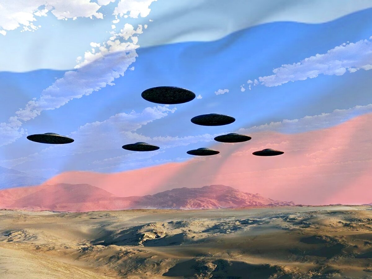 8 тарелок пришельцев выстроились в стратегическую позицию для разведки окрестностей планеты. 