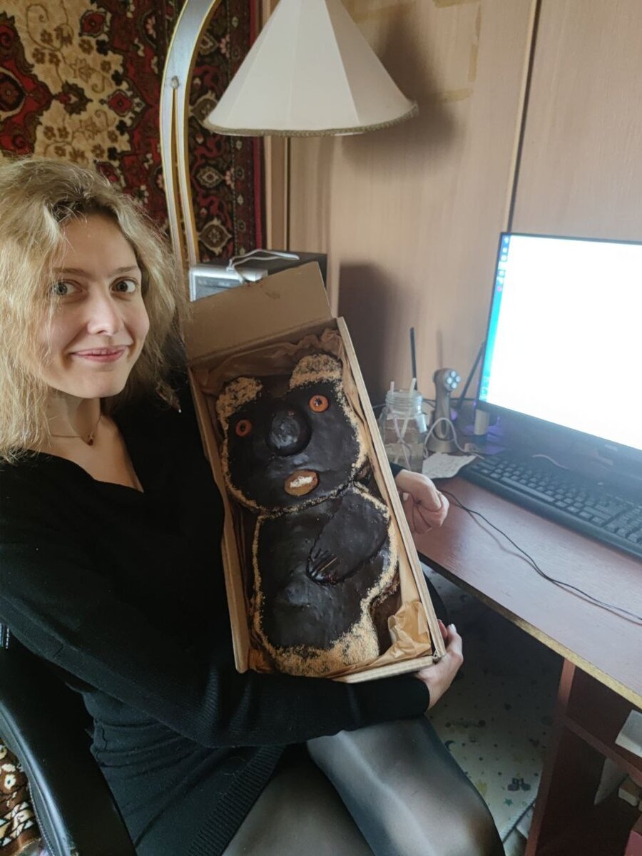 шоколадный тортик и Светольда:))