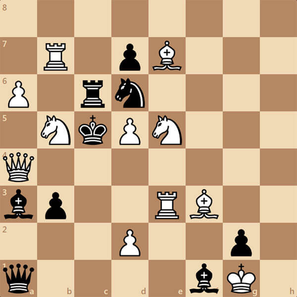 №1, ход белых