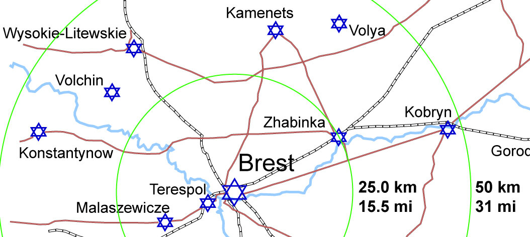 Тересполь брест карта