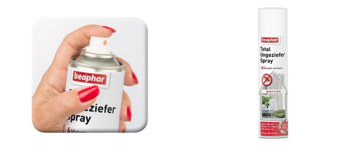 Спрей-аэрозоль Total для обработки помещений от паразитов